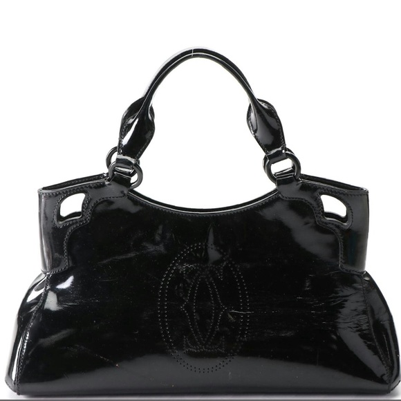 Cartier Marcello de Cartier Small Handbag in Patent Leather